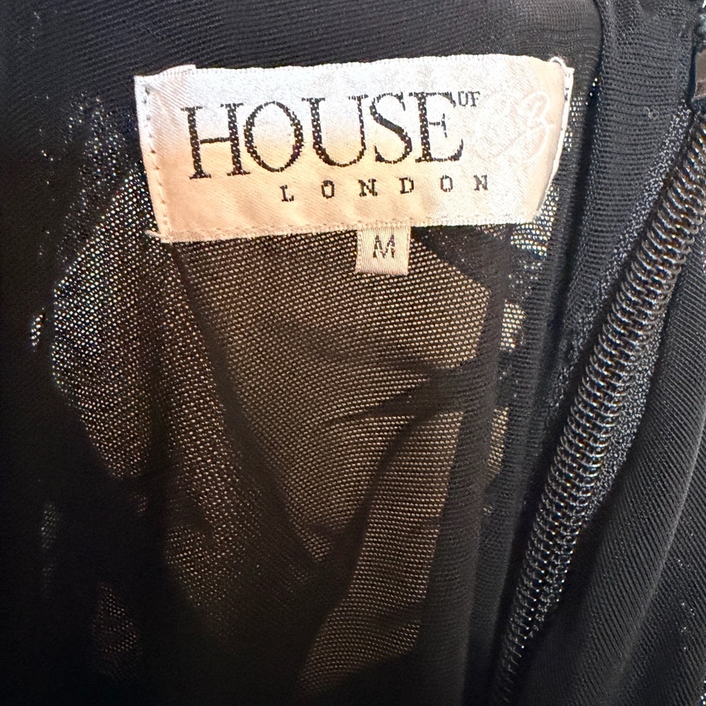 House of CB Black Ruched Spaghetti Strap Maxi - Picture 3 of 7